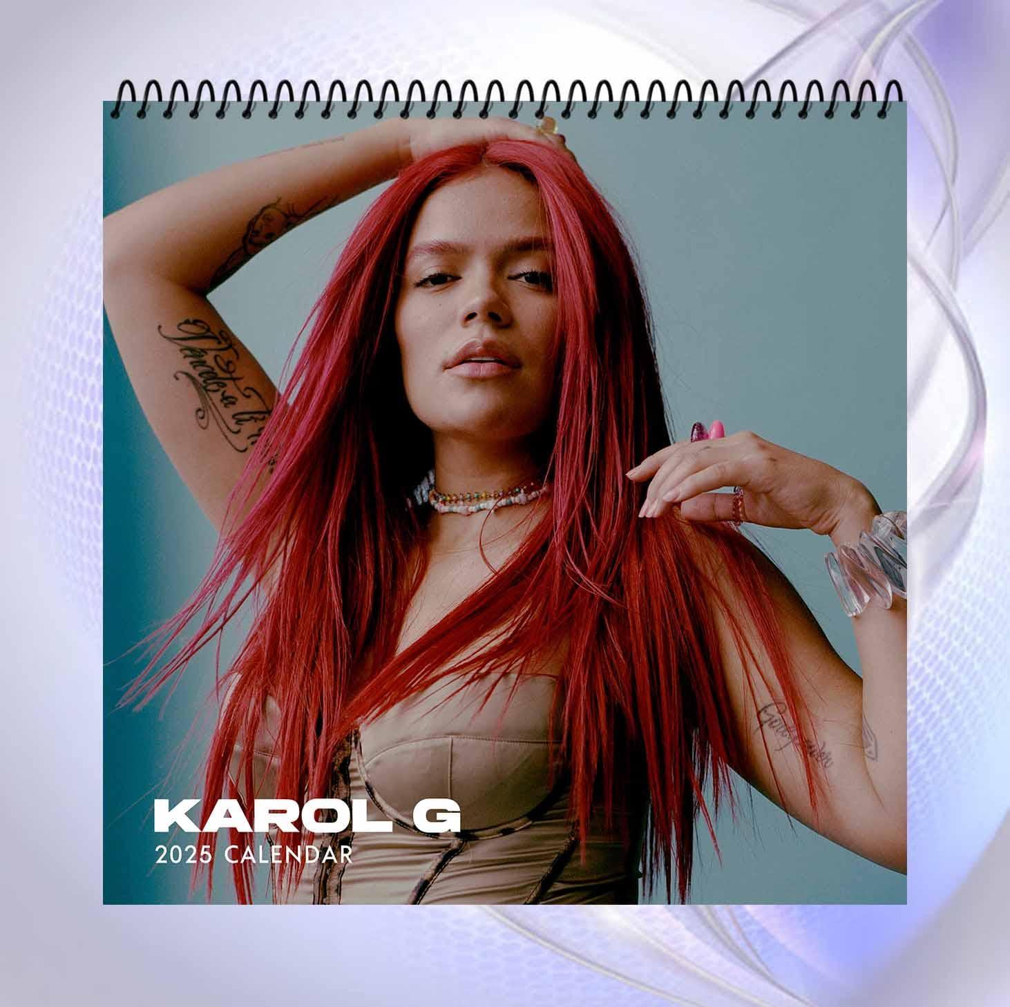 Karol G 2025 Calendar, Idol Calendar, Yearly Calendar