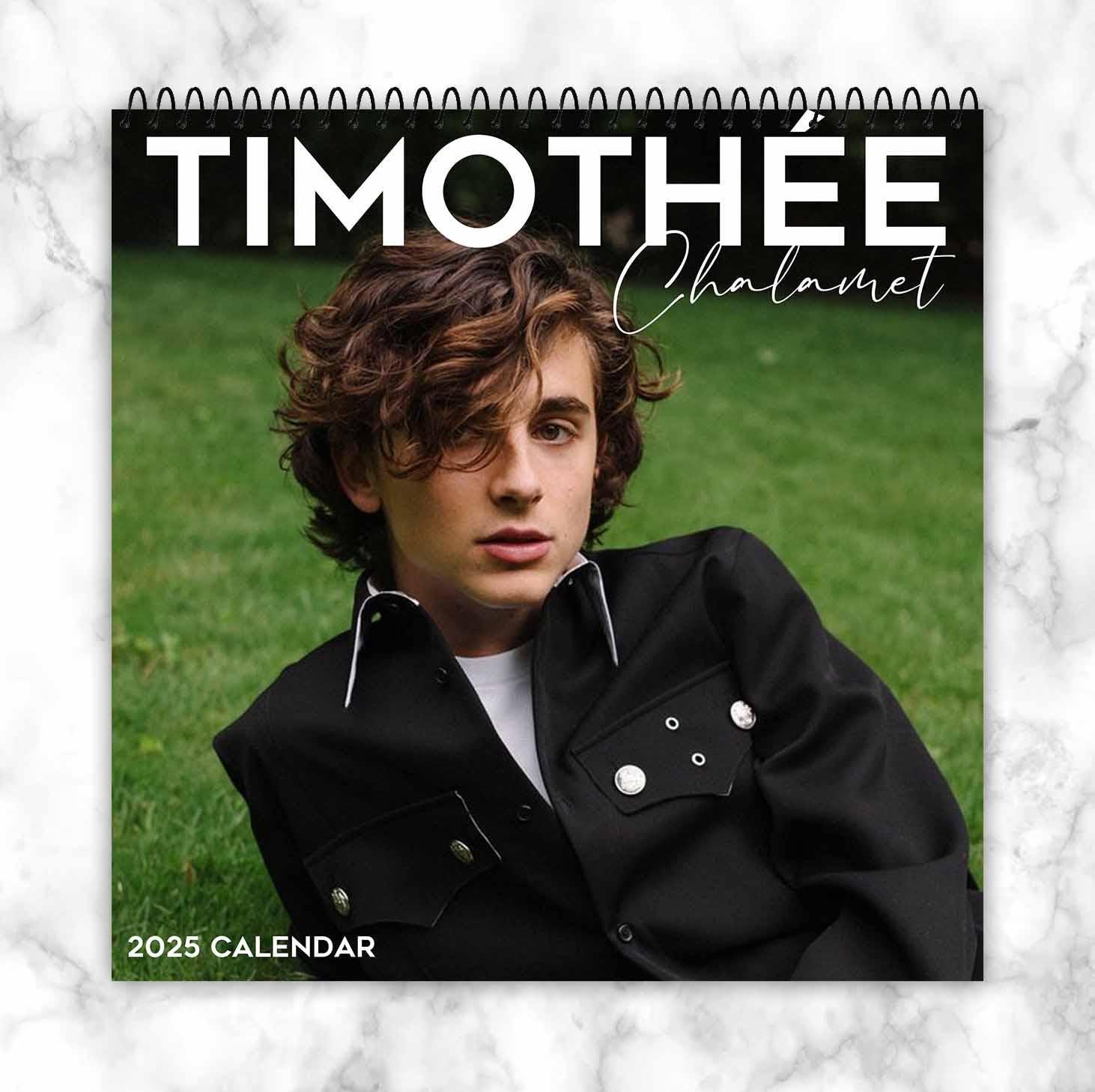 Timothee Chalamet Calendar 2025, Personalized Calendar
