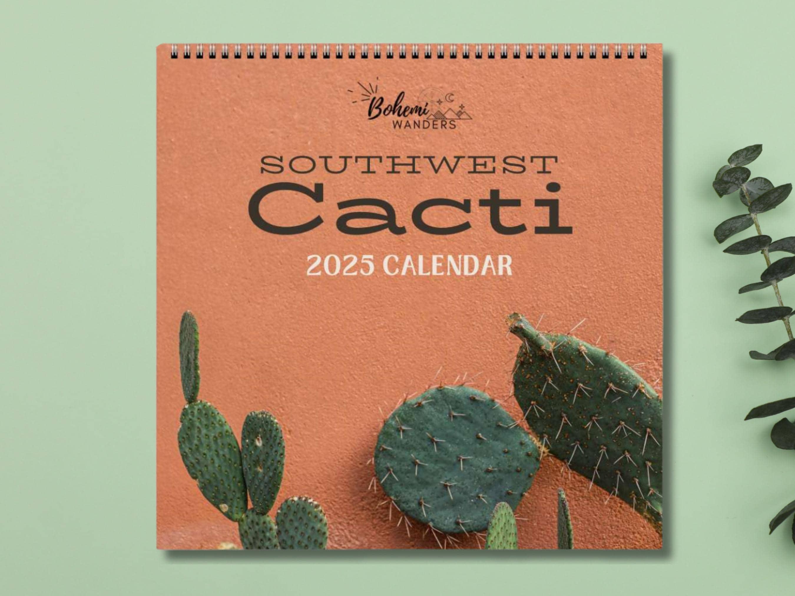2025 Southwest Cacti Wall Calendar