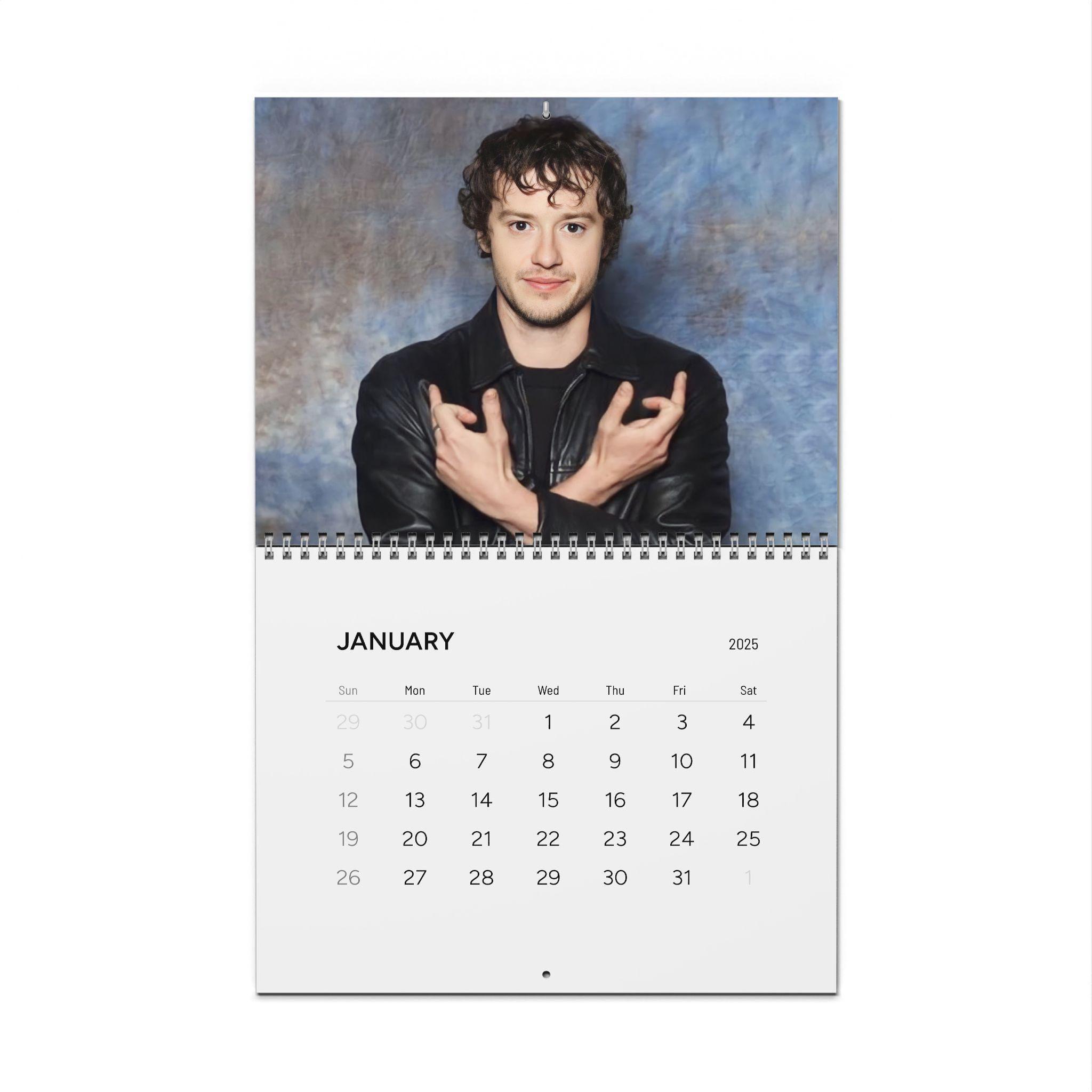 Joseph Quinn 2025 Wall Calendar