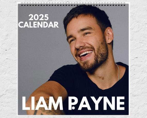 Liam Payne 2025 Calendar, Monthly Calendar