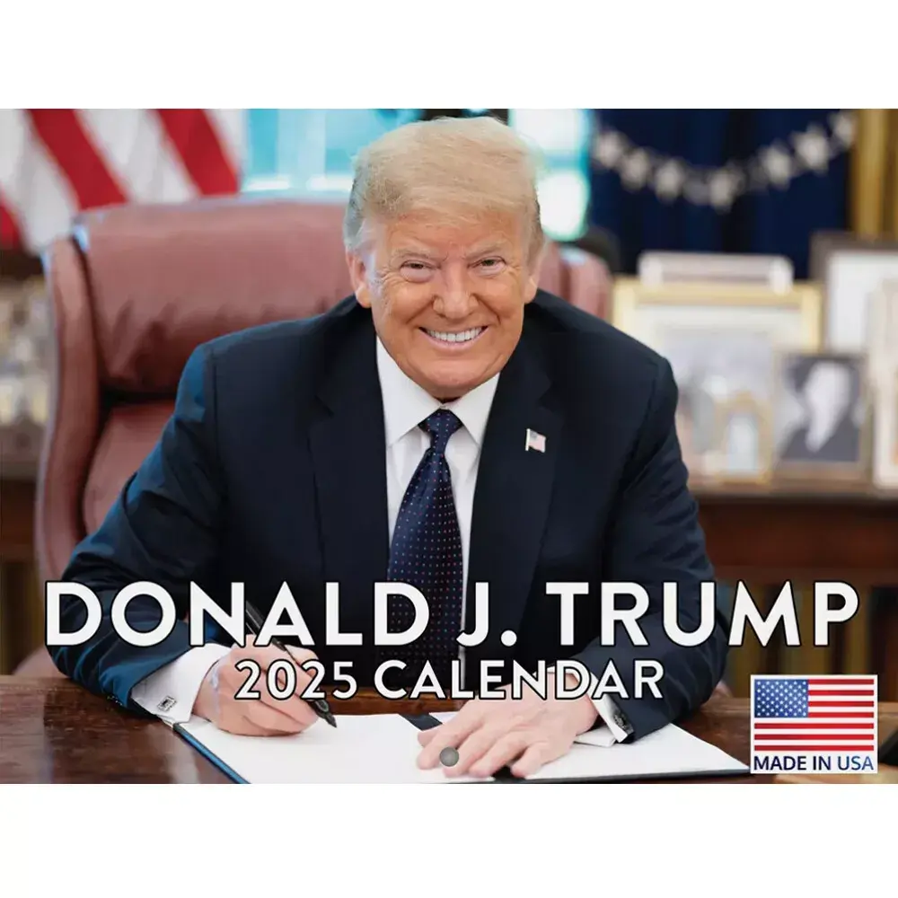 Trump Calendar 2025 Donald Trump Gifts Monthly Wall Calendar