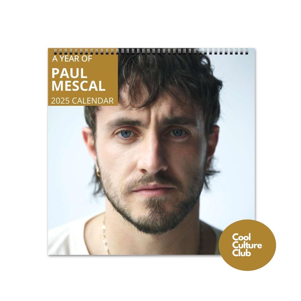 Paul Mescal Calendar Vol.2 - 2025 Calendar, Wall Calendar 2025, Planner 2025