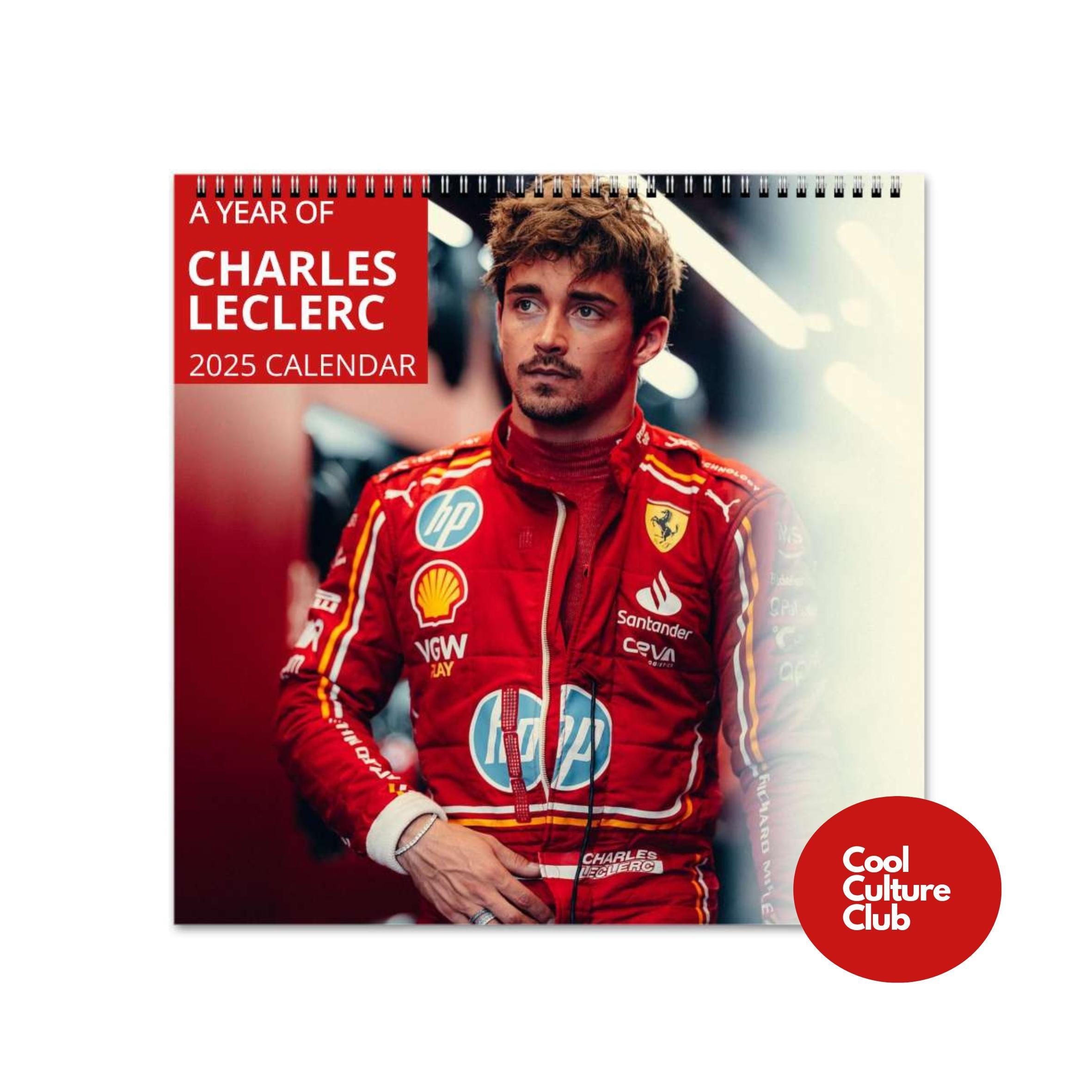 Charles Leclerc Vol.2 - 2025 Calendar, Wall Calendar 2025, Planner 2025