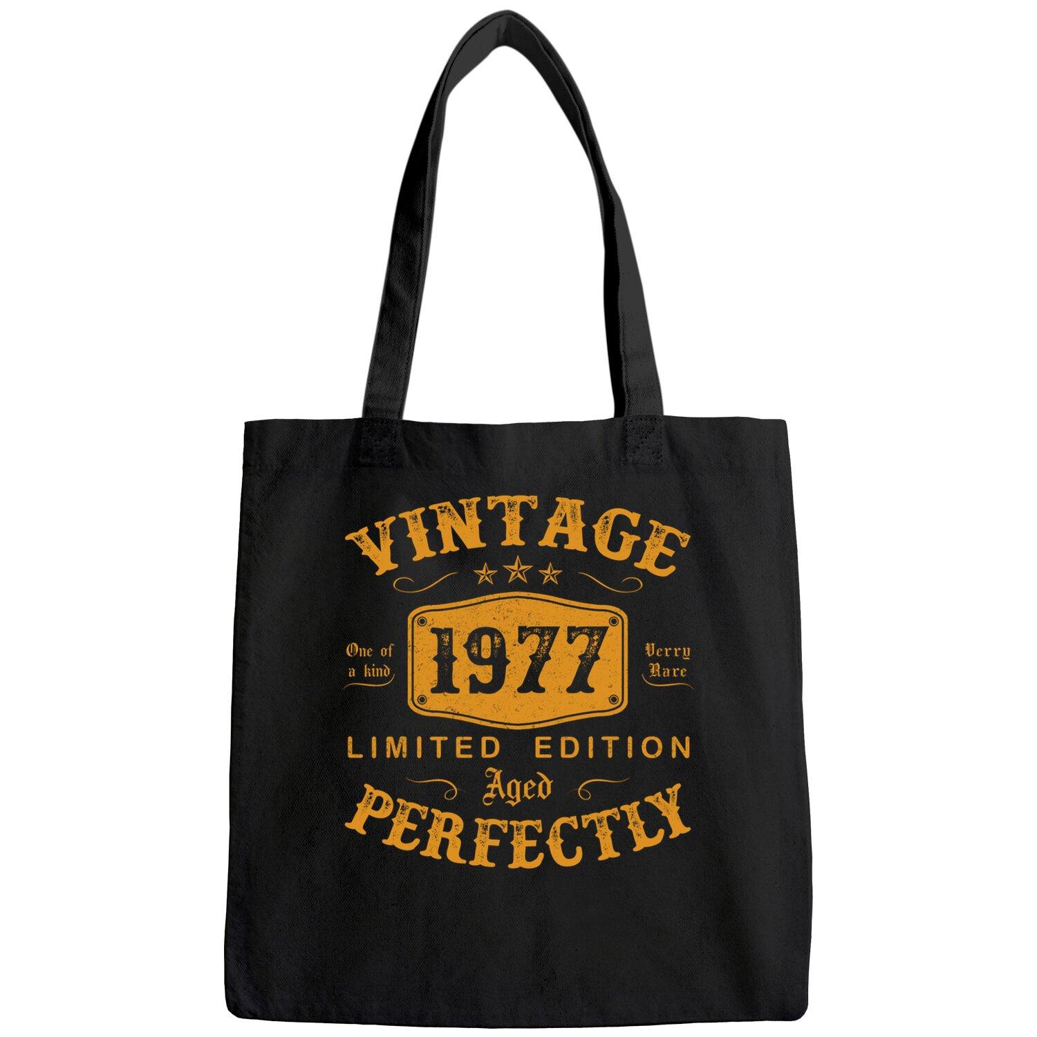 44 Year Old Birthday Gifts Vintage 1977 44th Birthday Tote Bag