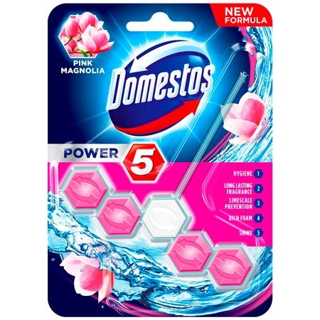 Domestos Hygiene Power 5 WC Block - Pink Magnolia