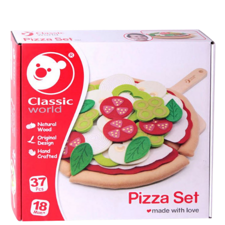 Classic World Pizza Play Set - 37 pieces