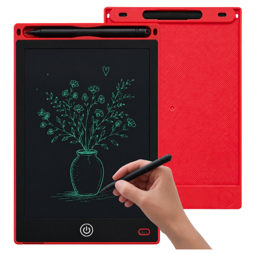 Red LCD Graphic Drawing Tablet 8.5"