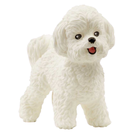 Schleich Bichon Frise Dog Figure