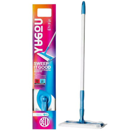 YUGOU SWEEP IT GOOD 2-in-1 Sweeping & Mopping Starter Kit