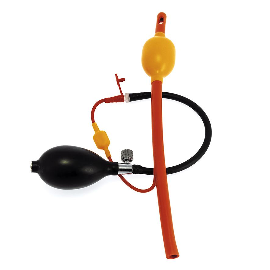 Inflatable Intestinal Explorer with Hose and Pump