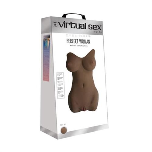 Cyberskin Virtual Sex Ultra Perfect Woman  Realistic Erotic Plaything - Dark