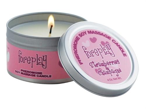 Pheromone Candle Foreplay 4 Oz