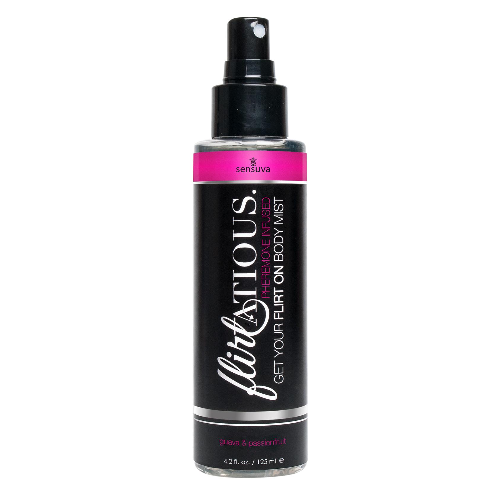 Flirtatious Pheromone Infused Body Mist - Passionfruit & Guava - 4.2 fl.oz. / 125 ml