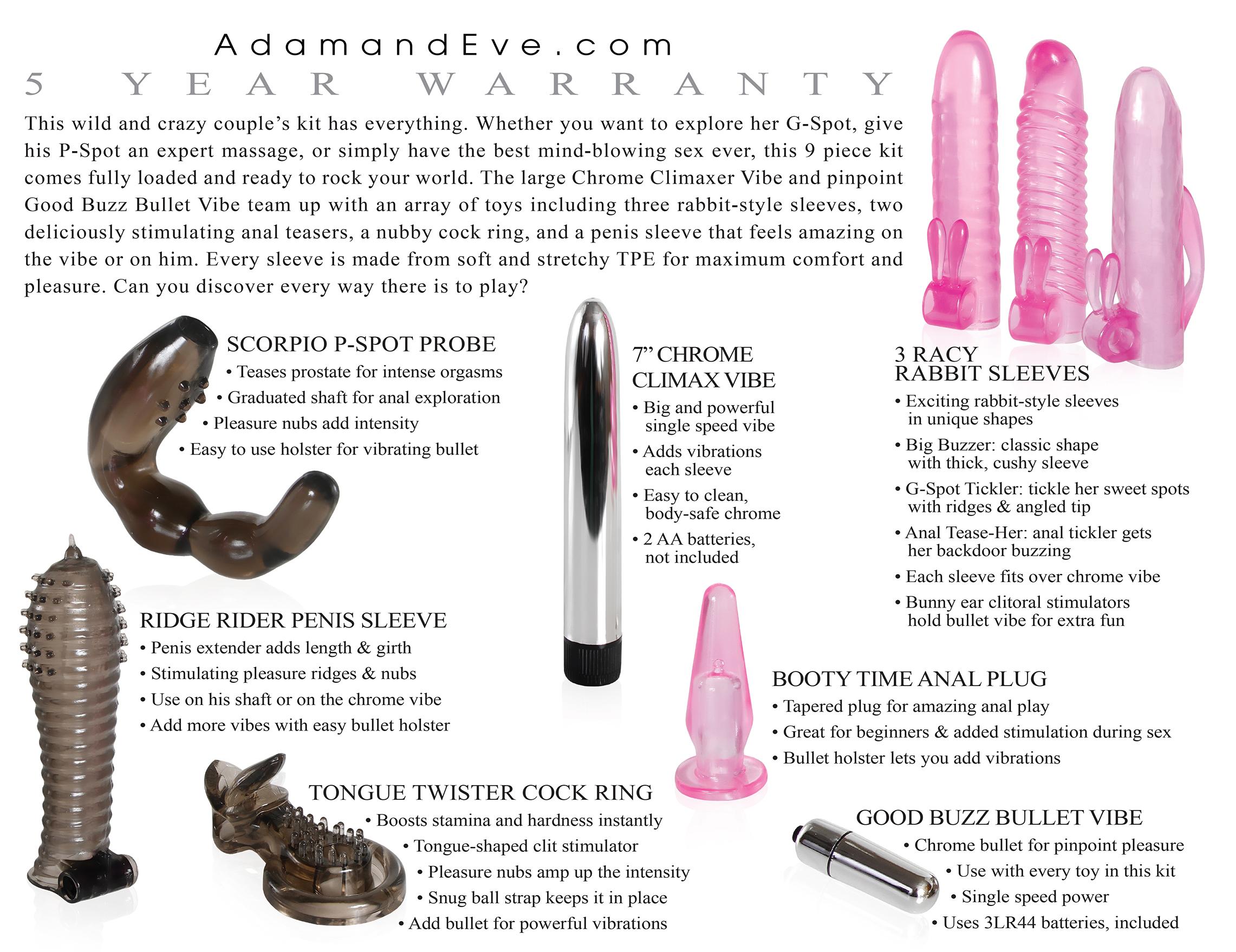 Adam and Eve Naughty Toy Box