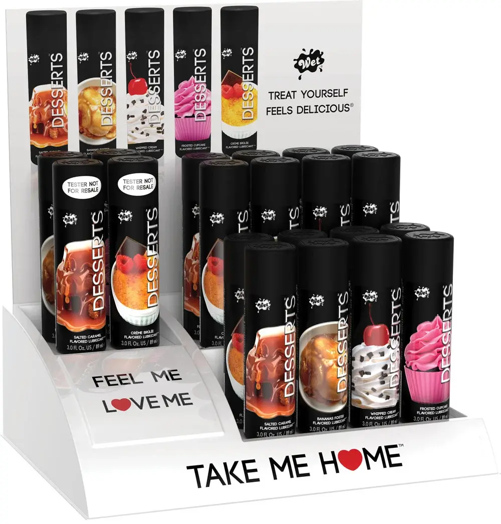 Wet Desserts Countertop Display and Testers