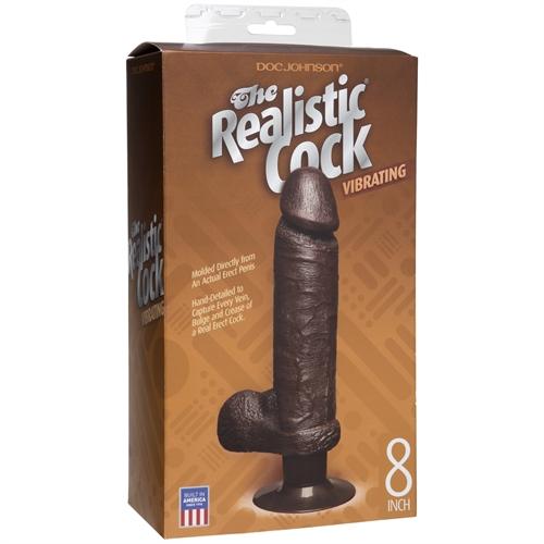 The Original Vibro Realistic 8-Inch - Black