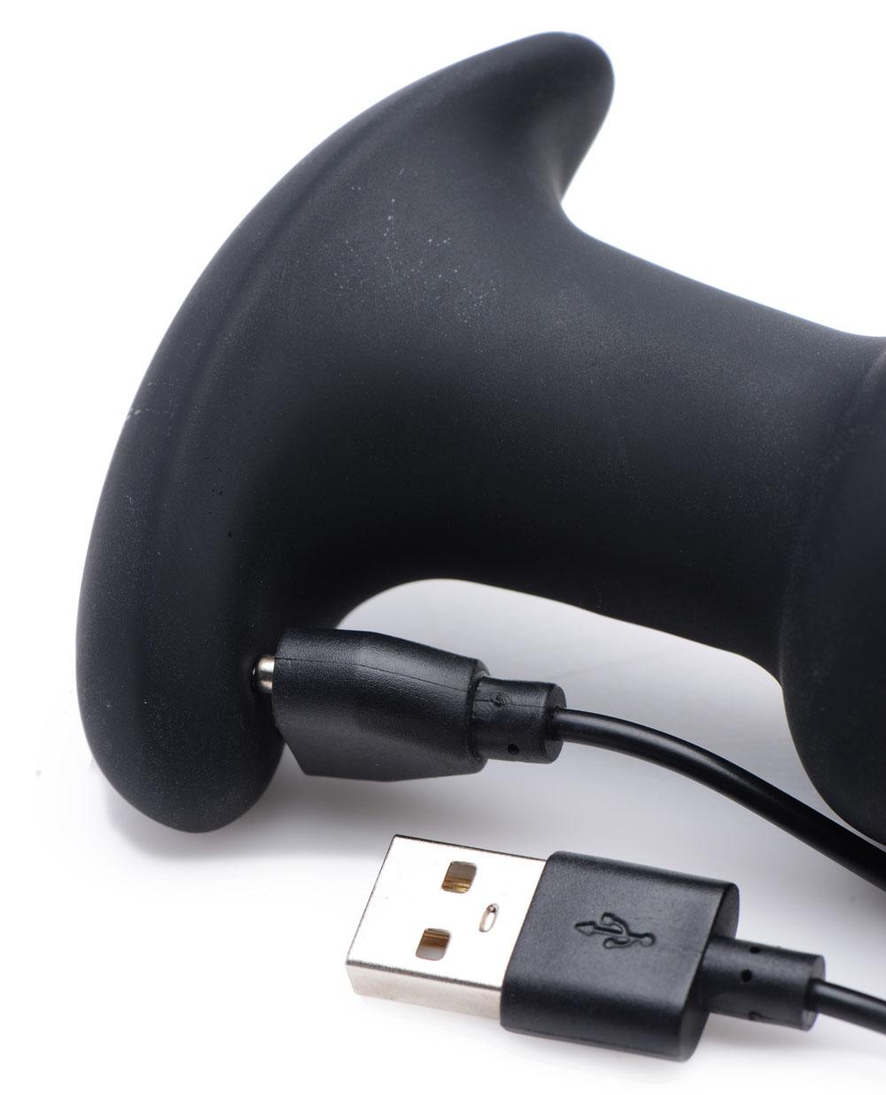 Gyro-R 10x Smooth Rimming Plug With Remote Control