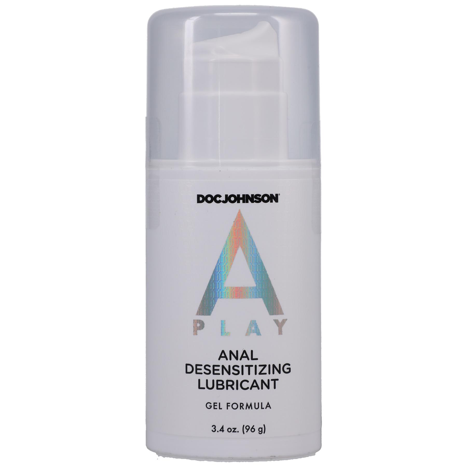 A-Play - Anal Desensitizing Lubricant - Gel Formula - 3.4 Fl. Oz. - Bulk