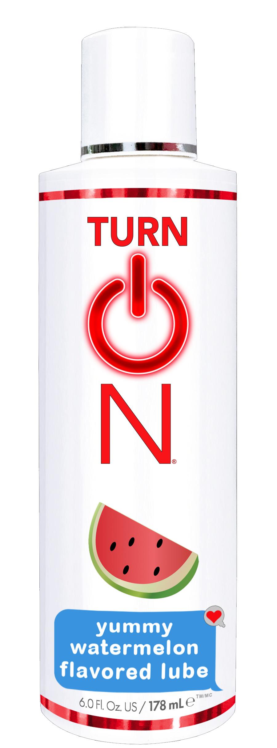 Turn on Yummy Watermelon Flavored Lube  - 6 Fl. Oz