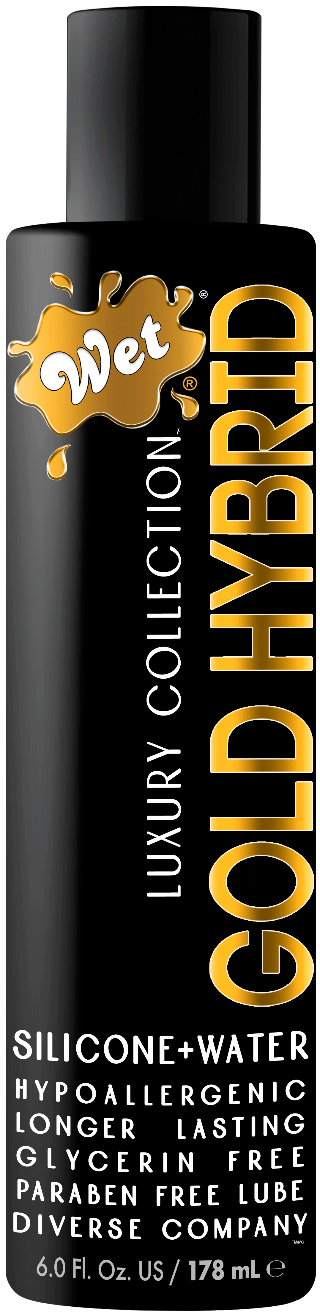 Wet Gold Hybrid Water Silicone Blend - 6 Fl. Oz.