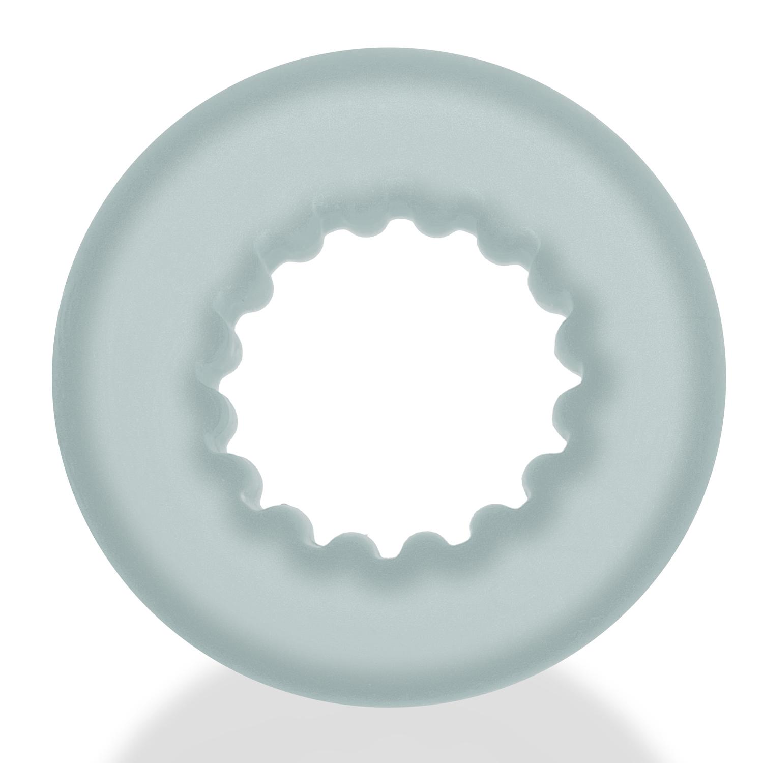 Axis - Rib Griphold Cockring - Clear Ice