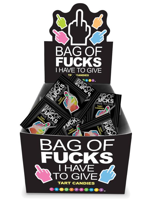 Bag of Fucks I Have to Give Display of 100 Count
