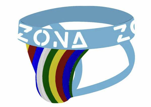 Neon Rainbow Jockstrap - Medium