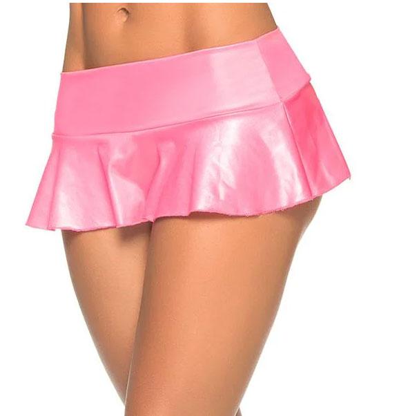 Wet Ruffle Skirt - Small/medium - Wet Pink