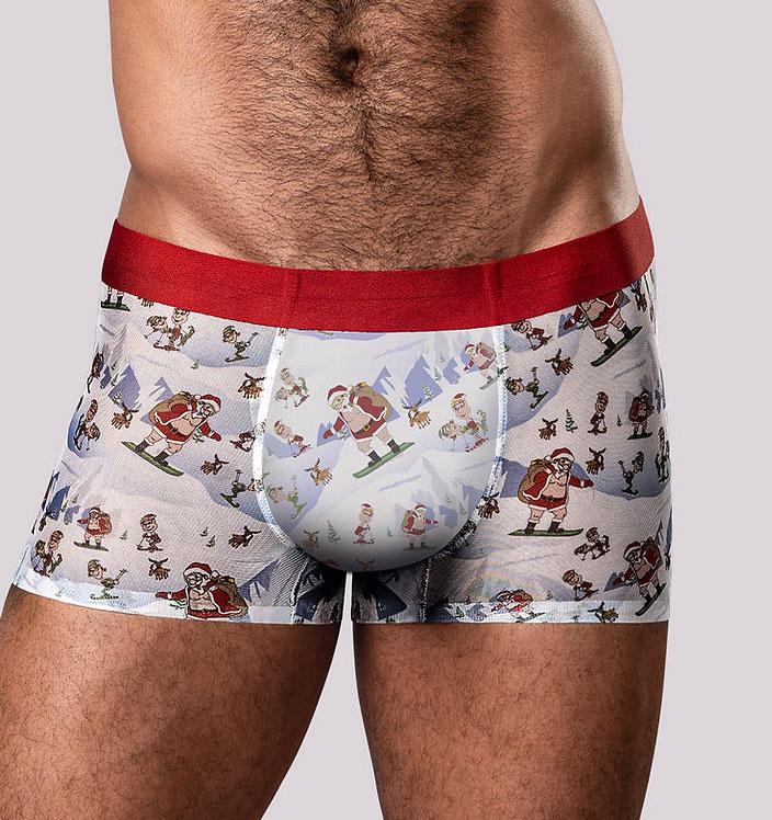 Christmas Trunks Seamless Sheer Short - Medium