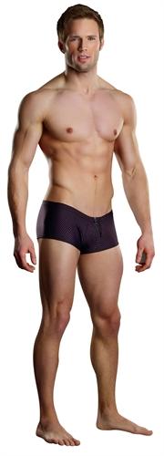 Radical Sport Zipper Short - Wine - Small