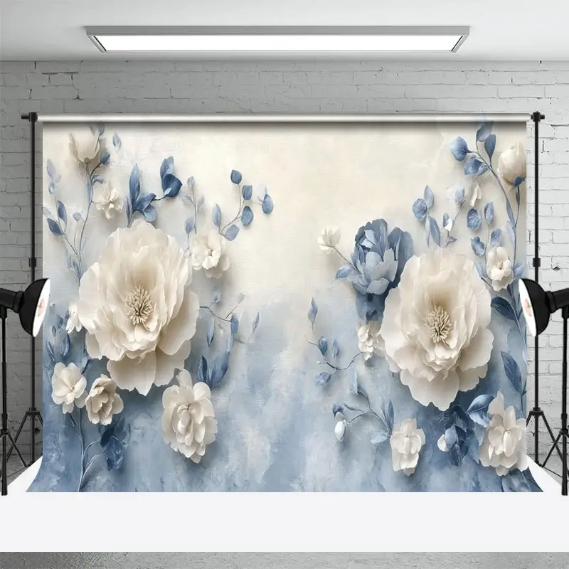 Aperturee 3D Visual Effects Flower Wall Photography Backdrop, 3X2FT(1MX0.6M), 14 USD, floral backdrops, DCHD9K80-M