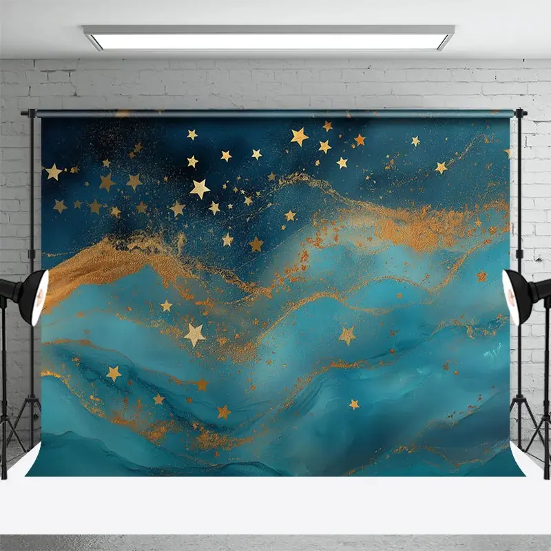 Aperturee Eternal Night Star River Geometry Photo Backdrop, 3X2FT(1MX0.6M), 14 USD, fine art backdrops, DMHD6Y19-M