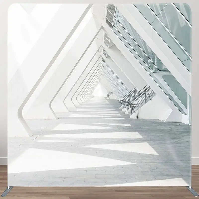 Aperturee Sunshine Light Architecture Square Tension Backdrop, 6 x 6 ft (1.8 x 1.8 m), 111 USD, square double-sided backdrops, DSCYHD1D21-F