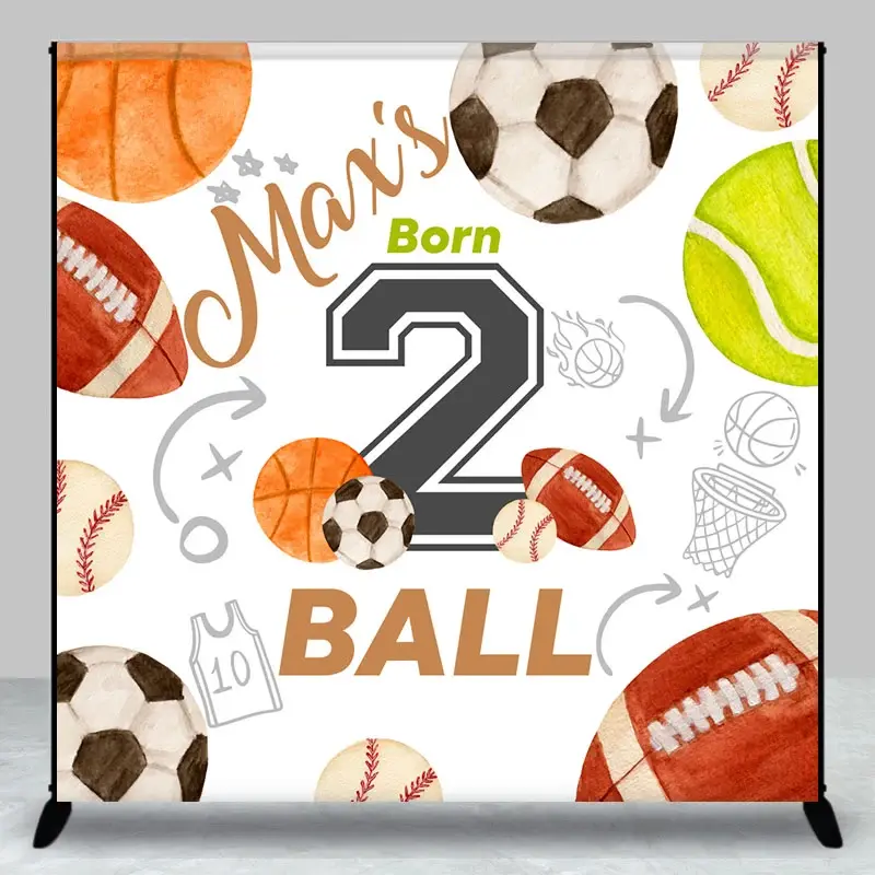 Aperturee Custom Sports Birthday Backdrop Athlete Theme Photo Prop