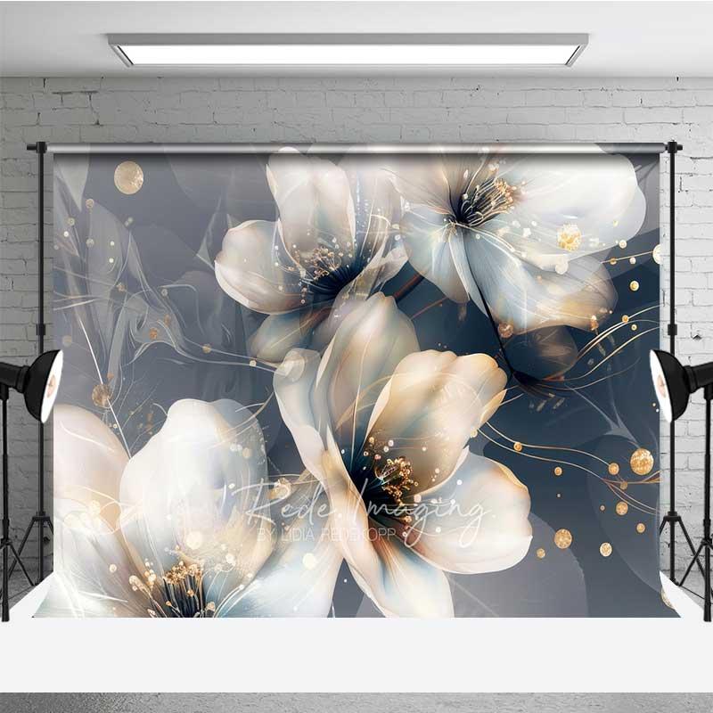 Aperturee Abstract Dreamy Floral Backdrop Modern Art Photo Background