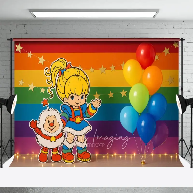 Aperturee Rainbow Kids Colored Balloon Cake Smash Backdrop, 3X2FT(1MX0.6M), 14 USD, birthday cake smash backdrops, LRHD8K78-M