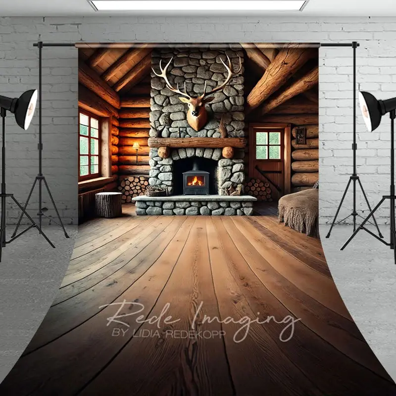 Aperturee Fathers Day Rustic Cabin Bull Skull Sweep Backdrop, 5 x 7 ft (1.5 x 2.1 m), 42 USD, sweep backdrops, LRSD2K11-D