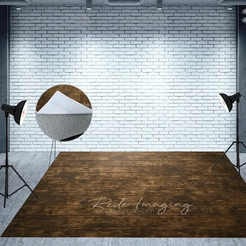 Aperturee Mottled Retro Wooden Fabric Floor Backdrop For Photo, 5X3FT(1.5X1M), 41.2 USD, fabric floor backdrops, MATLRHD6K97-E