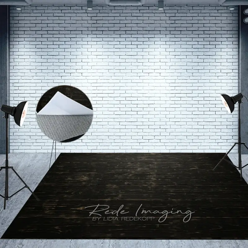 Aperturee Black Retro Wood Fabric Floor Backdrop For Photo, 5X3FT(1.5X1M), 41.2 USD, fabric floor backdrops, MATLRHD7K58-E