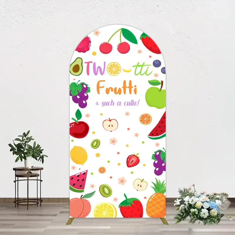 Aperturee Two Tti Frutti Such A Cutie Birthday Arch Backdrop, 1.6 x 4 ft (0.5 x 1.2 m), 98.18 USD, arch backdrop kit, YMGD1Z89-AJ