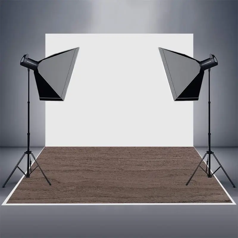 Aperturee Natural Brown Wood Grain Texture Rubber Floor Mat | Rubber Floor For Photography | Photography Floor Backdrop | Floor Drops For Photography