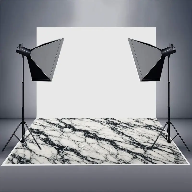 Aperturee Dark White Color Marble Rubber Floor Mat For Photo, 5X4FT(1.5X1.2M), 129 USD, rubber floor mat, RUBLRHD7K07-G
