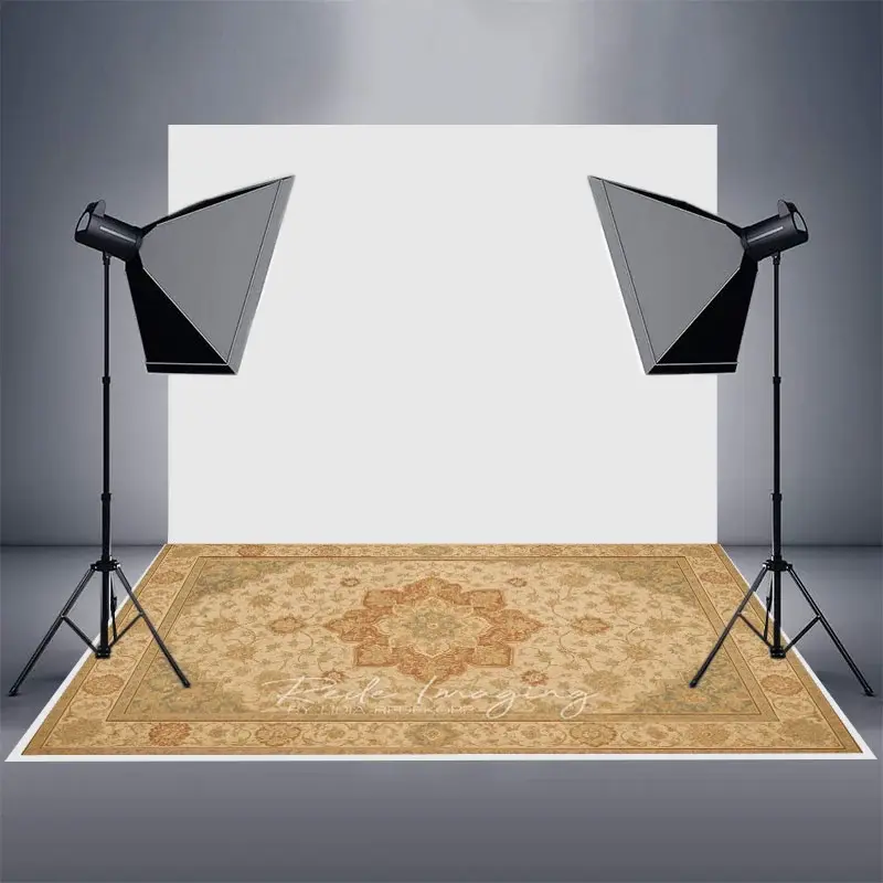 Aperturee Repeat Floral Persia Rug Rubber Floor Mat For Photo, 5X4FT(1.5X1.2M), 129 USD, rubber floor mat, RUBLRHD8K04-G