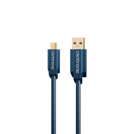 Clicktronic USB 2.0 to USB-A Mini-B - 3 m