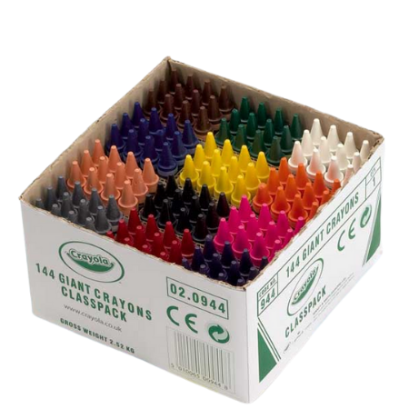 Crayola Giant Crayons - 144 pcs