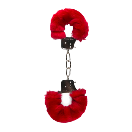 Handcuffs with Plush Red
