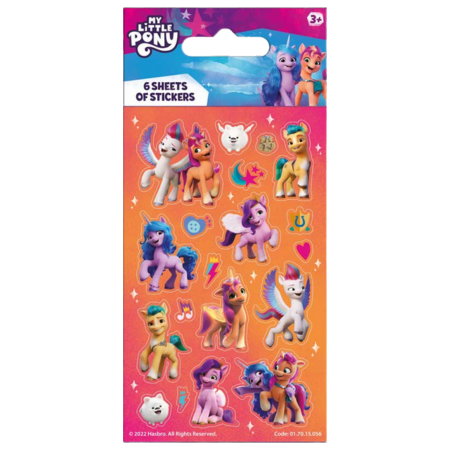 My Little Pony Party Stickers – 6 stk