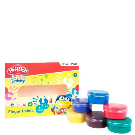 Play-Doh Finger Paint - 6 pcs