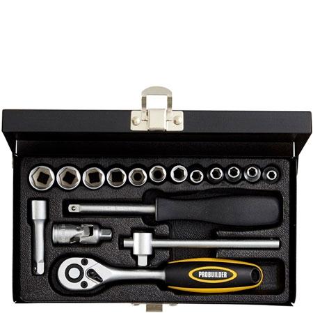 Probuilder Socket Wrench Set - 17 Pieces